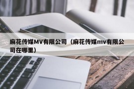 麻花传媒MV有限公司（麻花传媒mv有限公司在哪里）